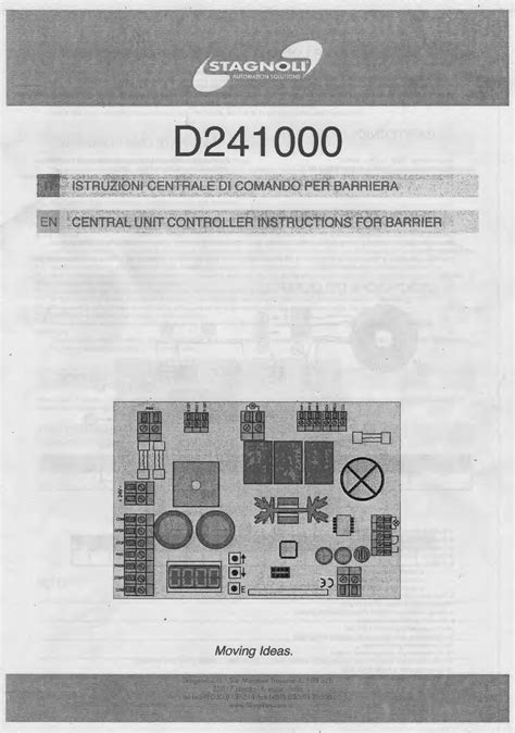 STAGNOLI HERMES INSTRUCTIONS MANUAL Pdf Download